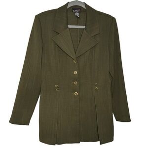 Vintage Olive Green Blazer Size 10